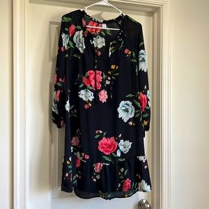 Dress from Old navy black and flower print